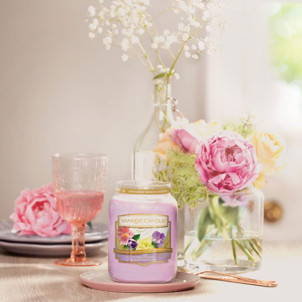 Yankee Candle Floral Candy Large Jar Extra Image 1